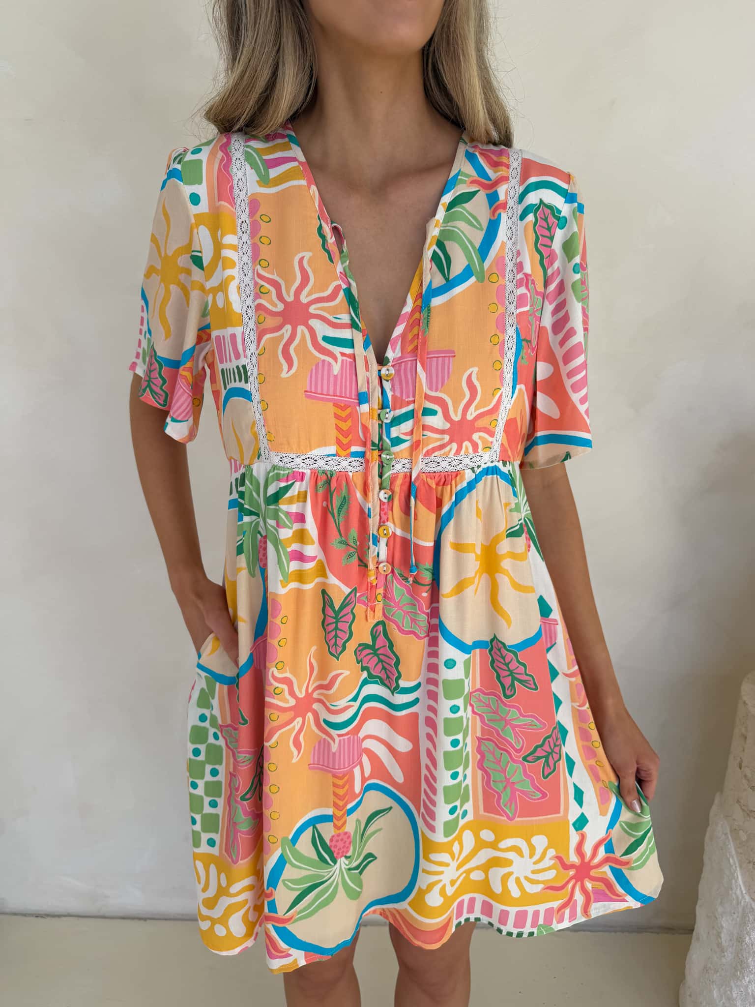 Sienna Dress - Tropicana Print