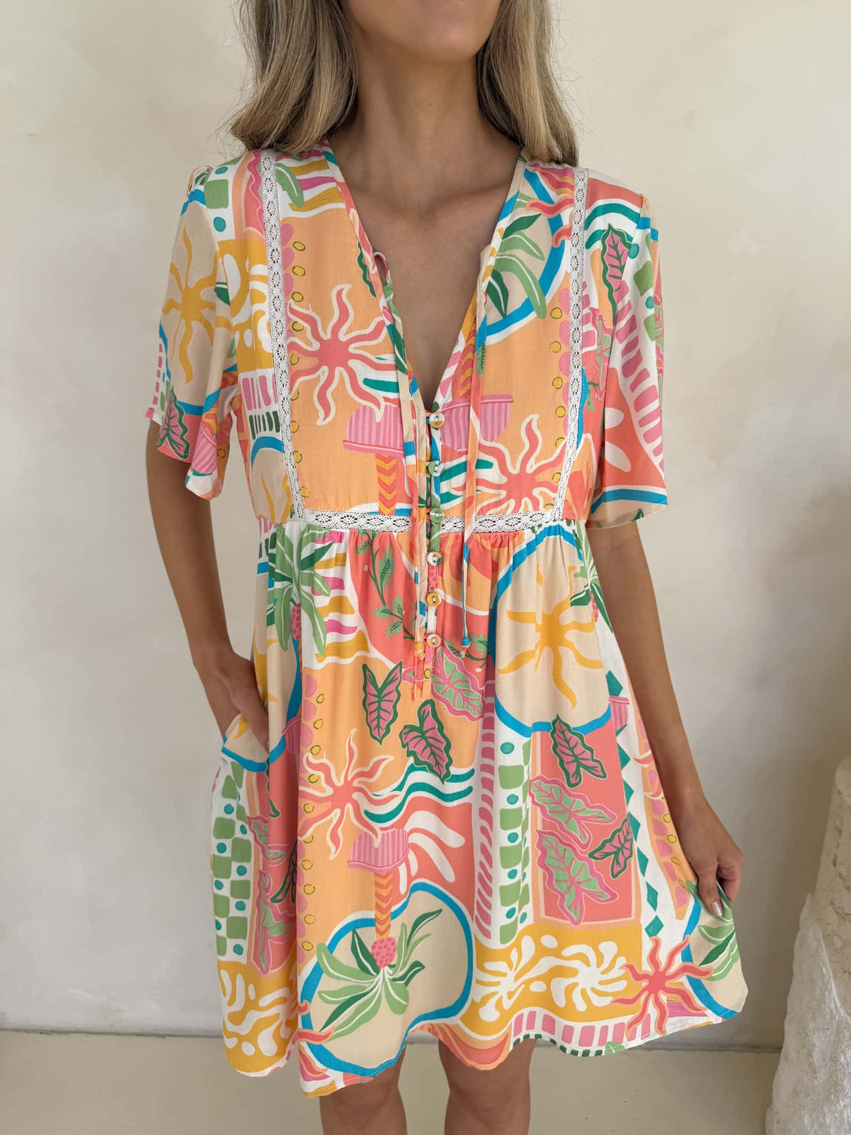 Sienna Dress - Tropicana Print