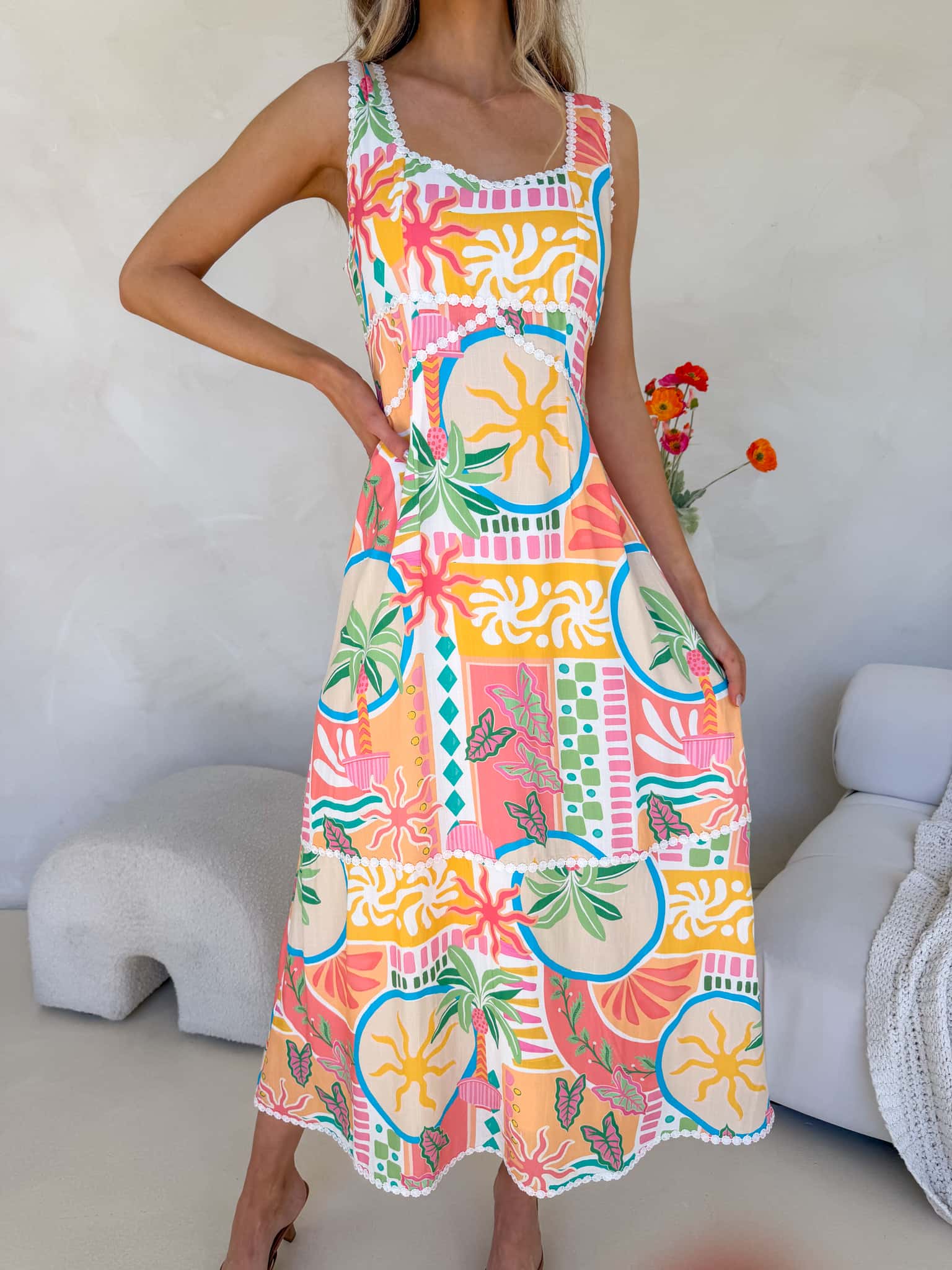 Stella Dress - Tropicana Print