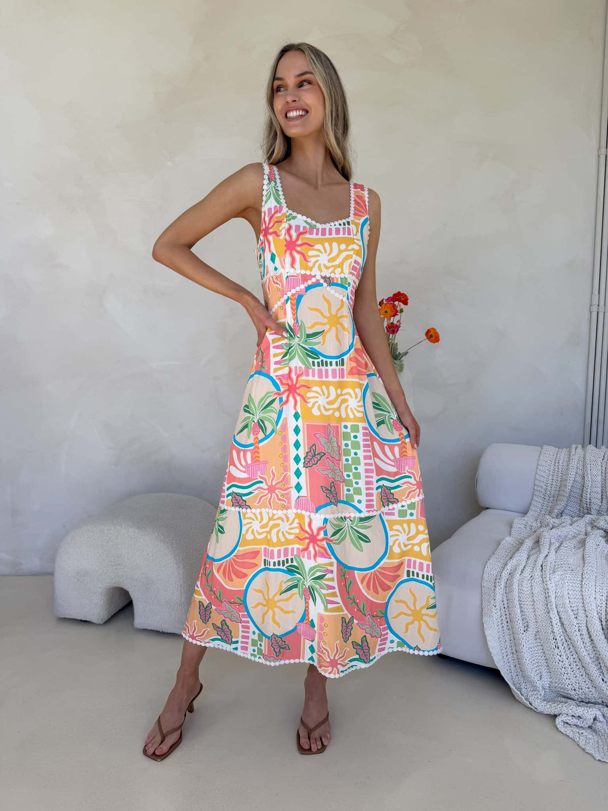 Stella Dress - Tropicana Print