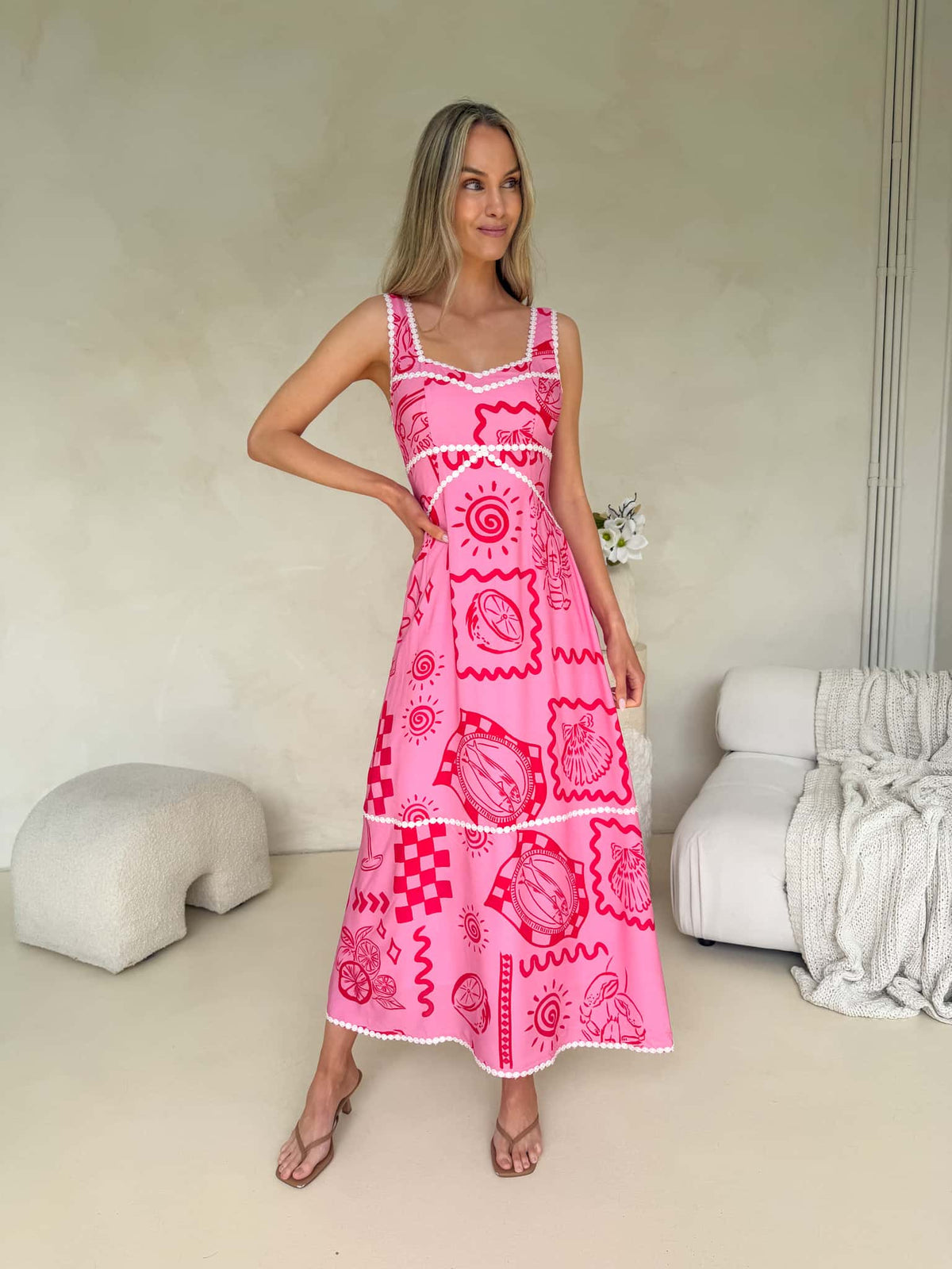 Stella Dress - Bonita Print