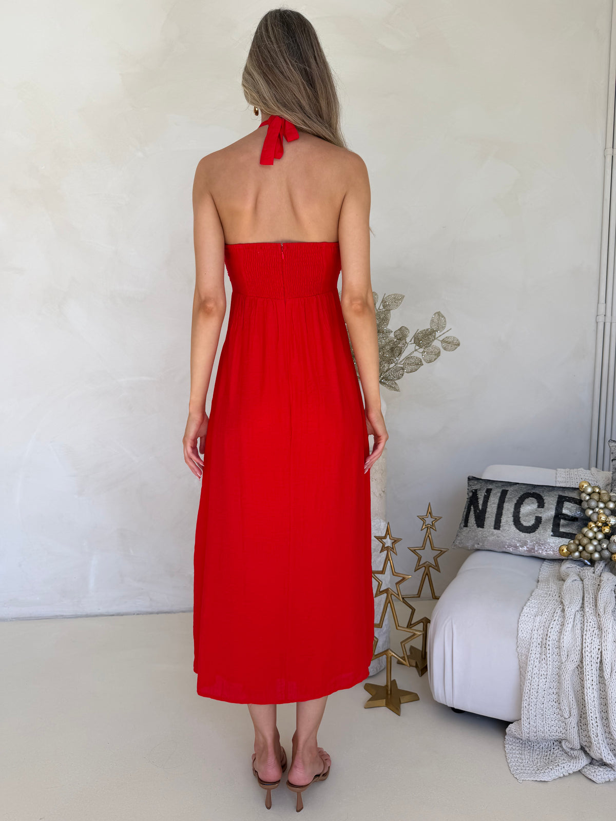 Tara Dress - Red