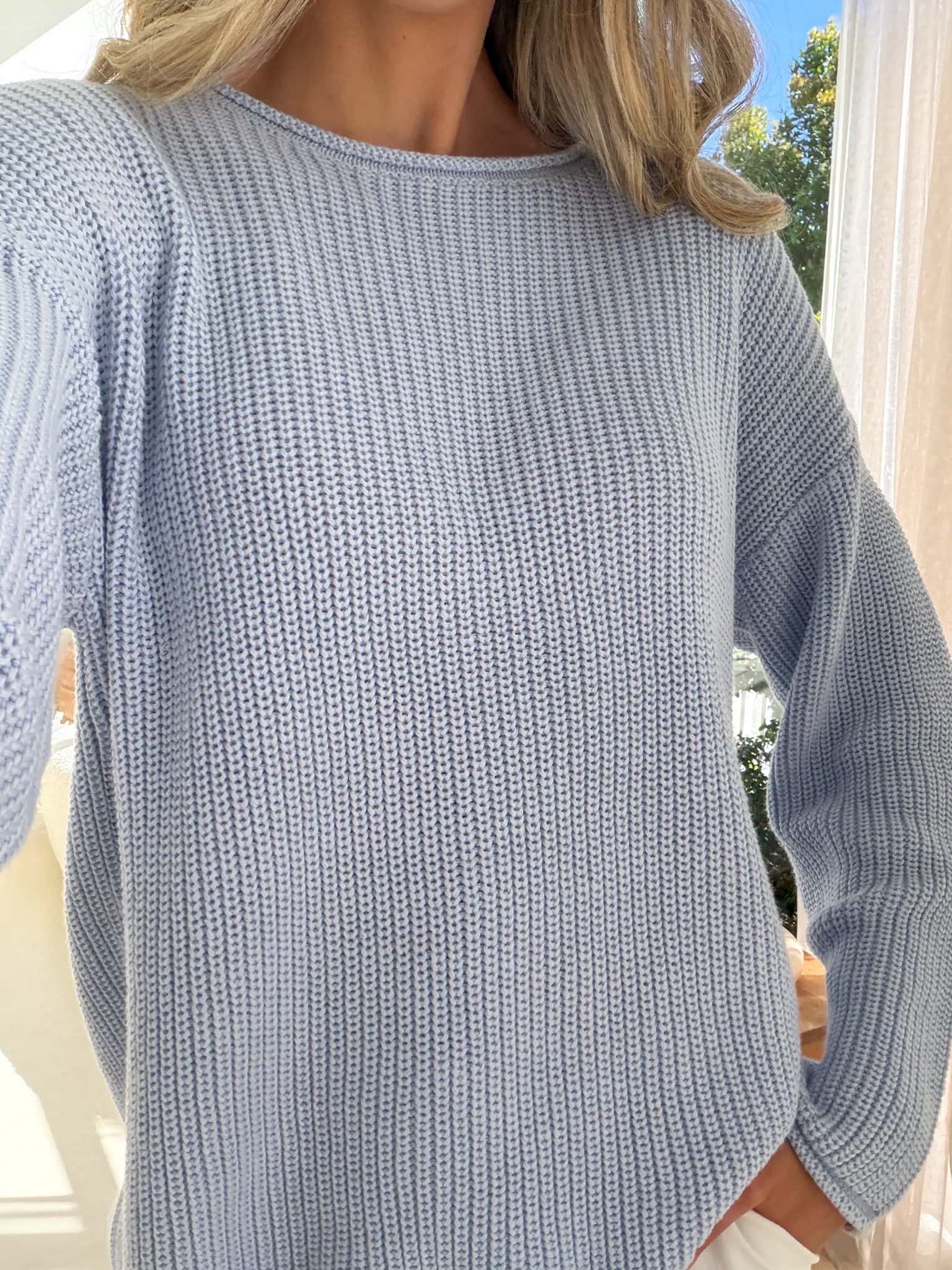 Tilly Knit - Powder Blue