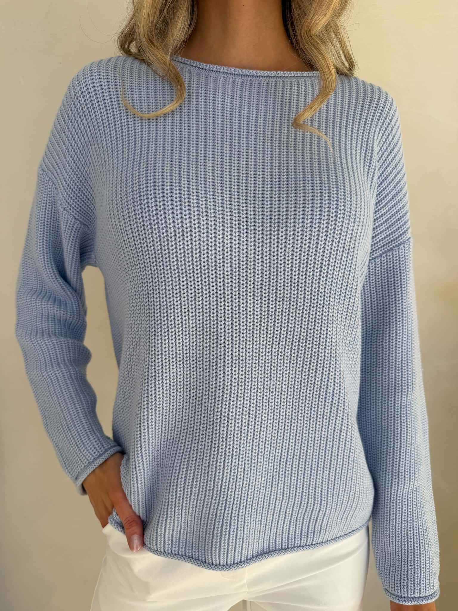 Tilly Knit - Powder Blue