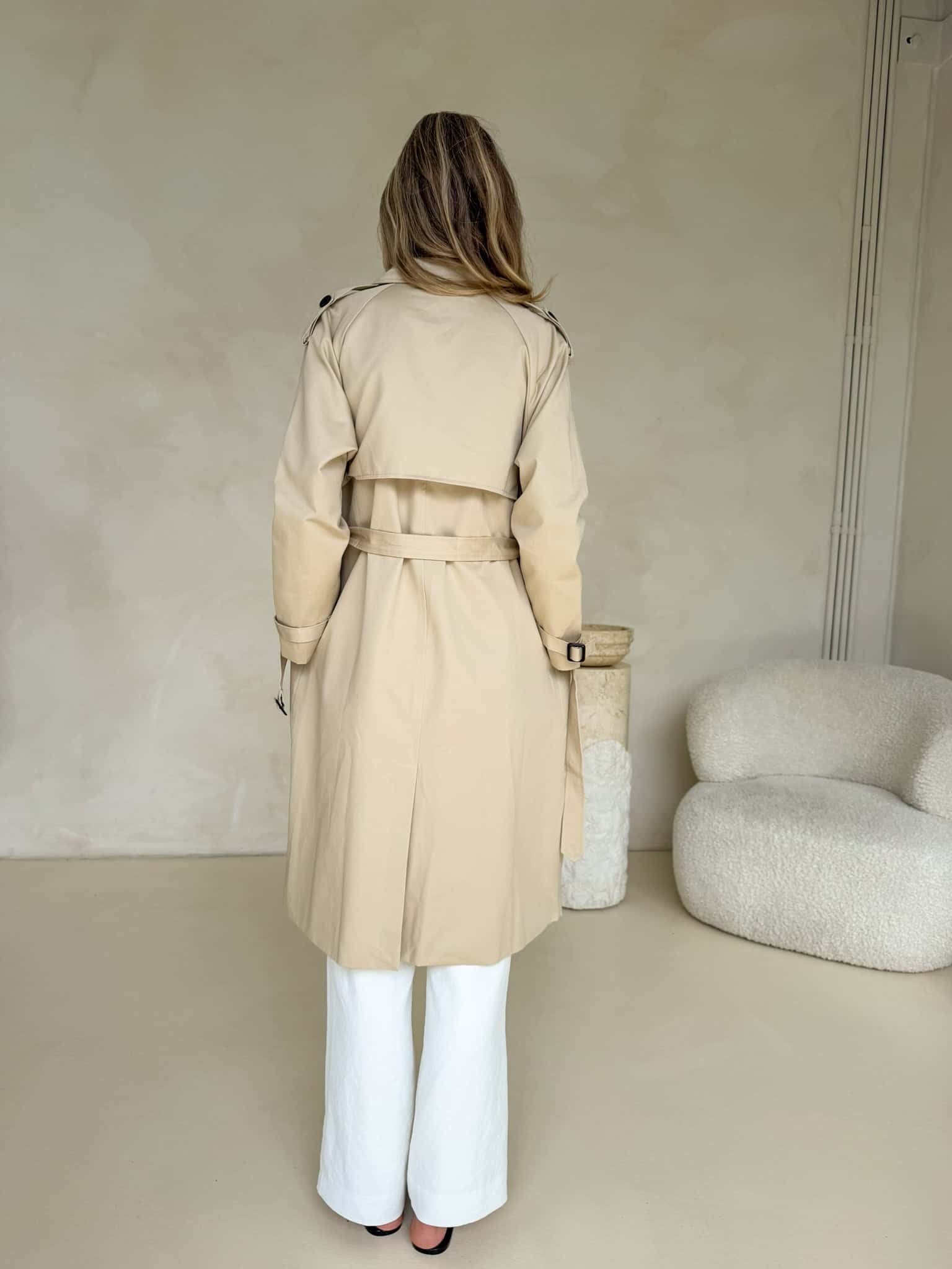 Maeve Trench Coat - Beige