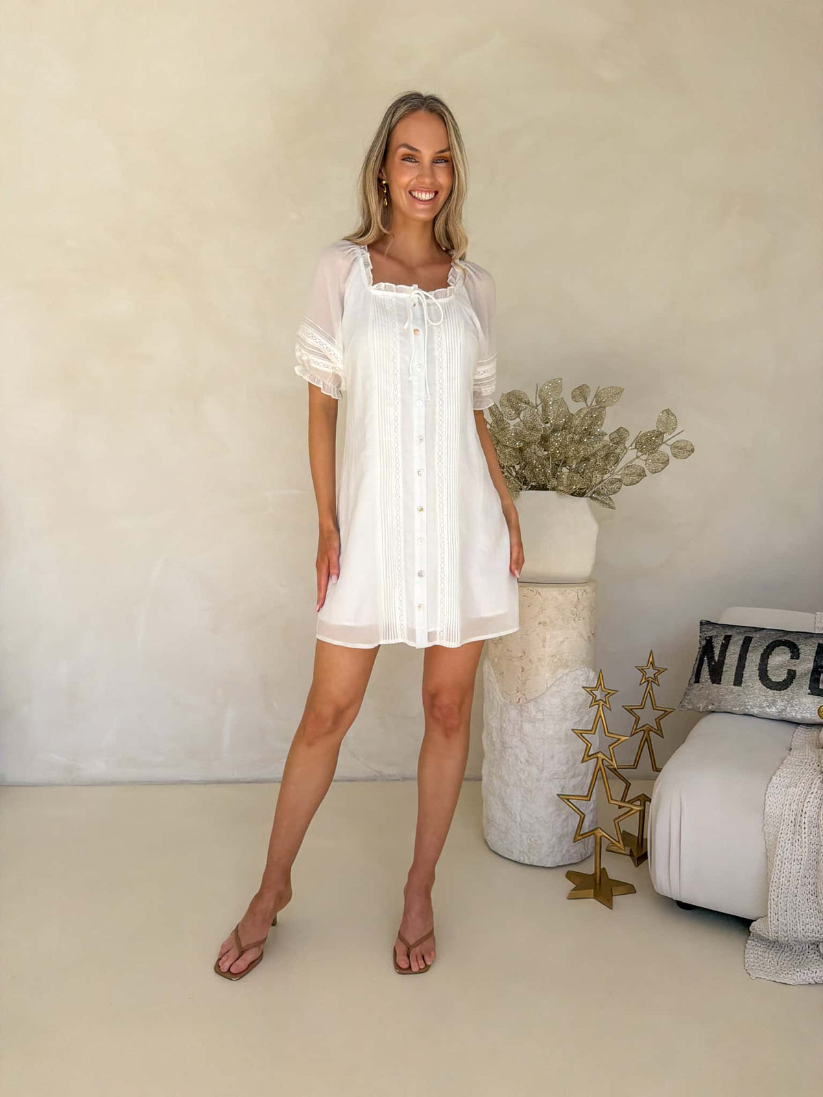 Aurelia Dress - White