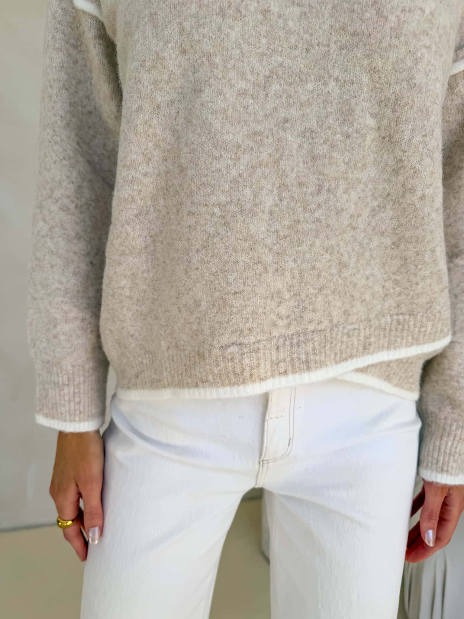 Willa Knit - Cream Marle