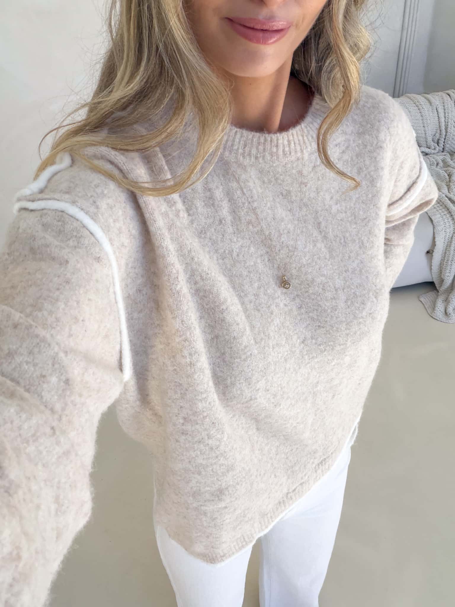 Willa Knit - Cream Marle