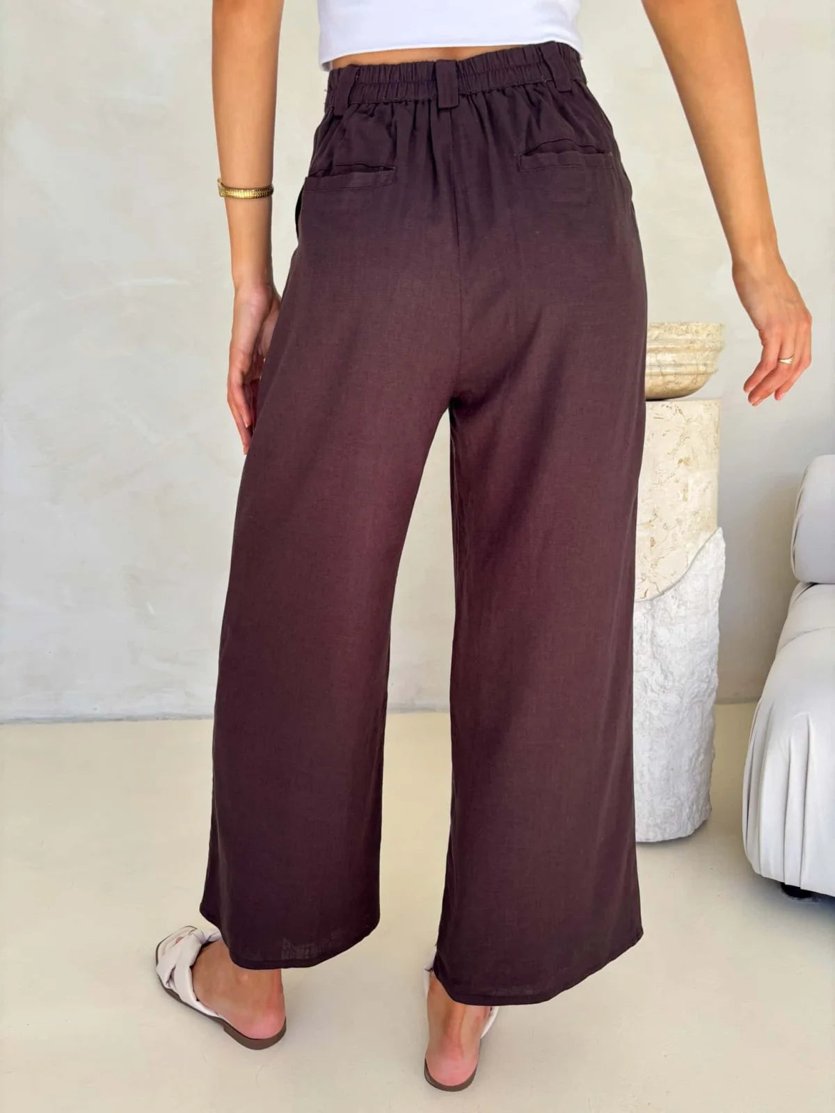 Alani Pants - Chocolate Bottom