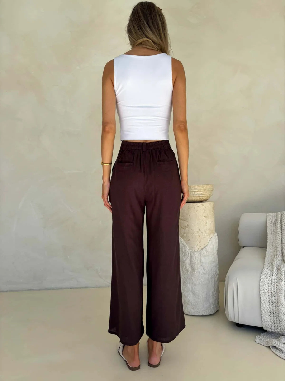 Alani Pants - Chocolate Bottom