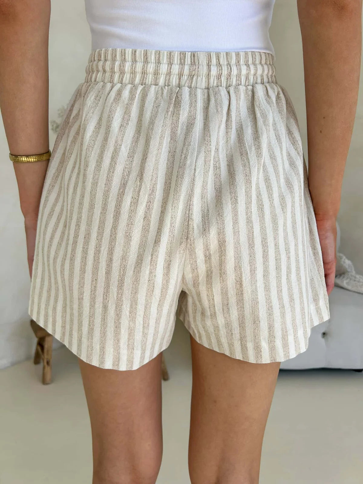 Blake Set- Beige & White Stripe Sets