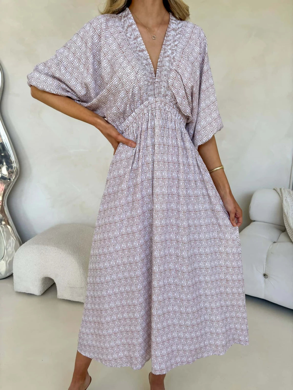 Camille Maxi Dress - Atlas Print Dress