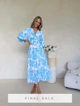 Camille Maxi Dress - Hamilton Print Dress
