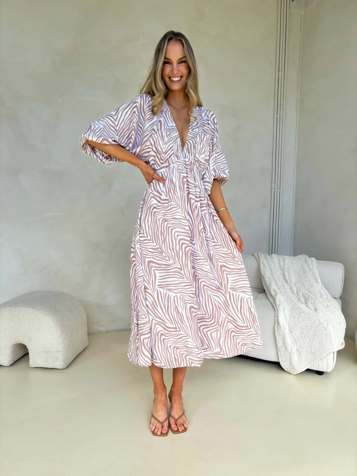 Camille Maxi Dress - Zahara Print Dress