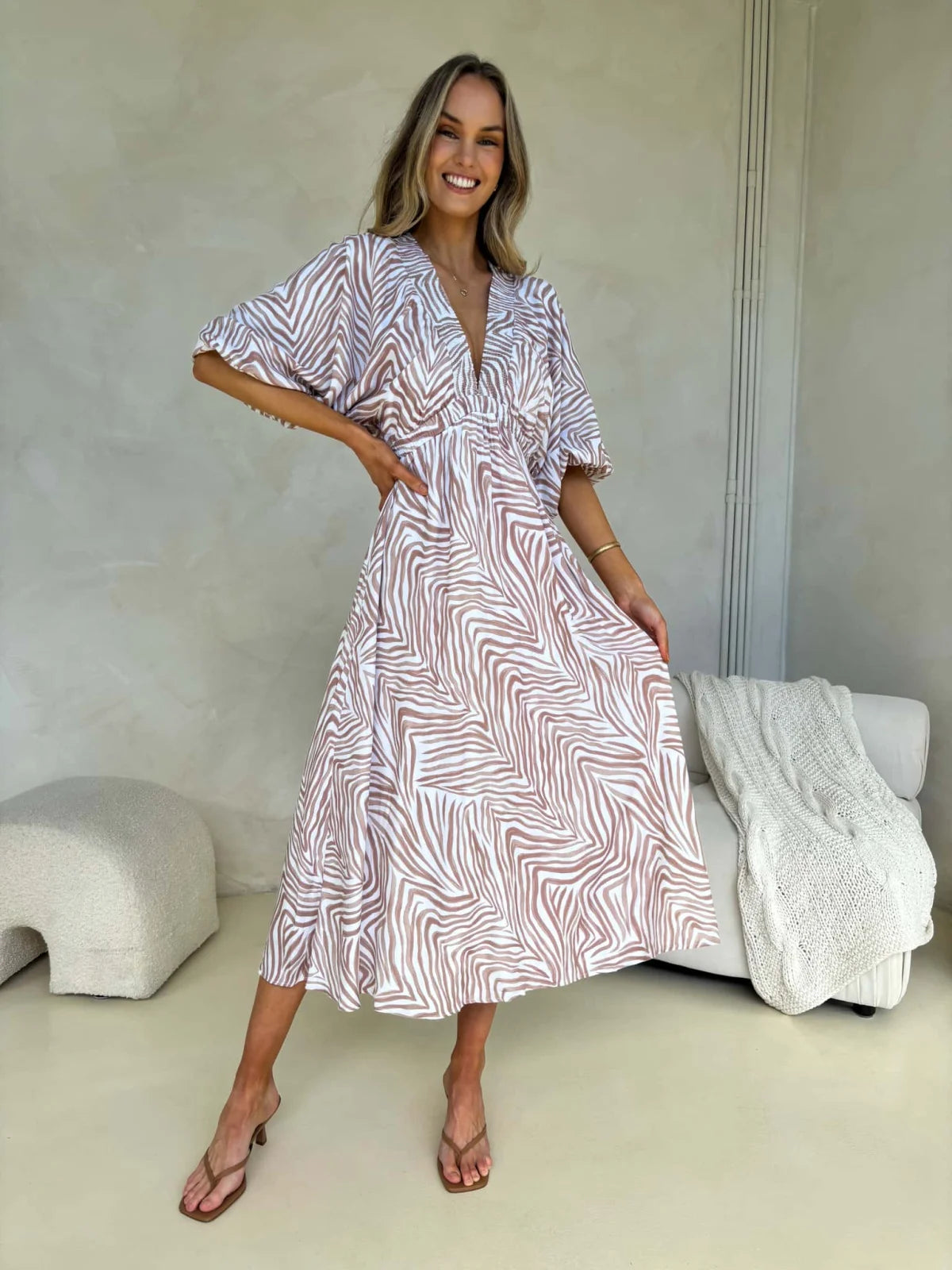 Camille Maxi Dress - Zahara Print Dress