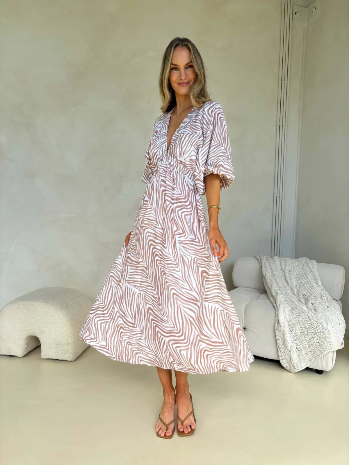 Camille Maxi Dress - Zahara Print Dress