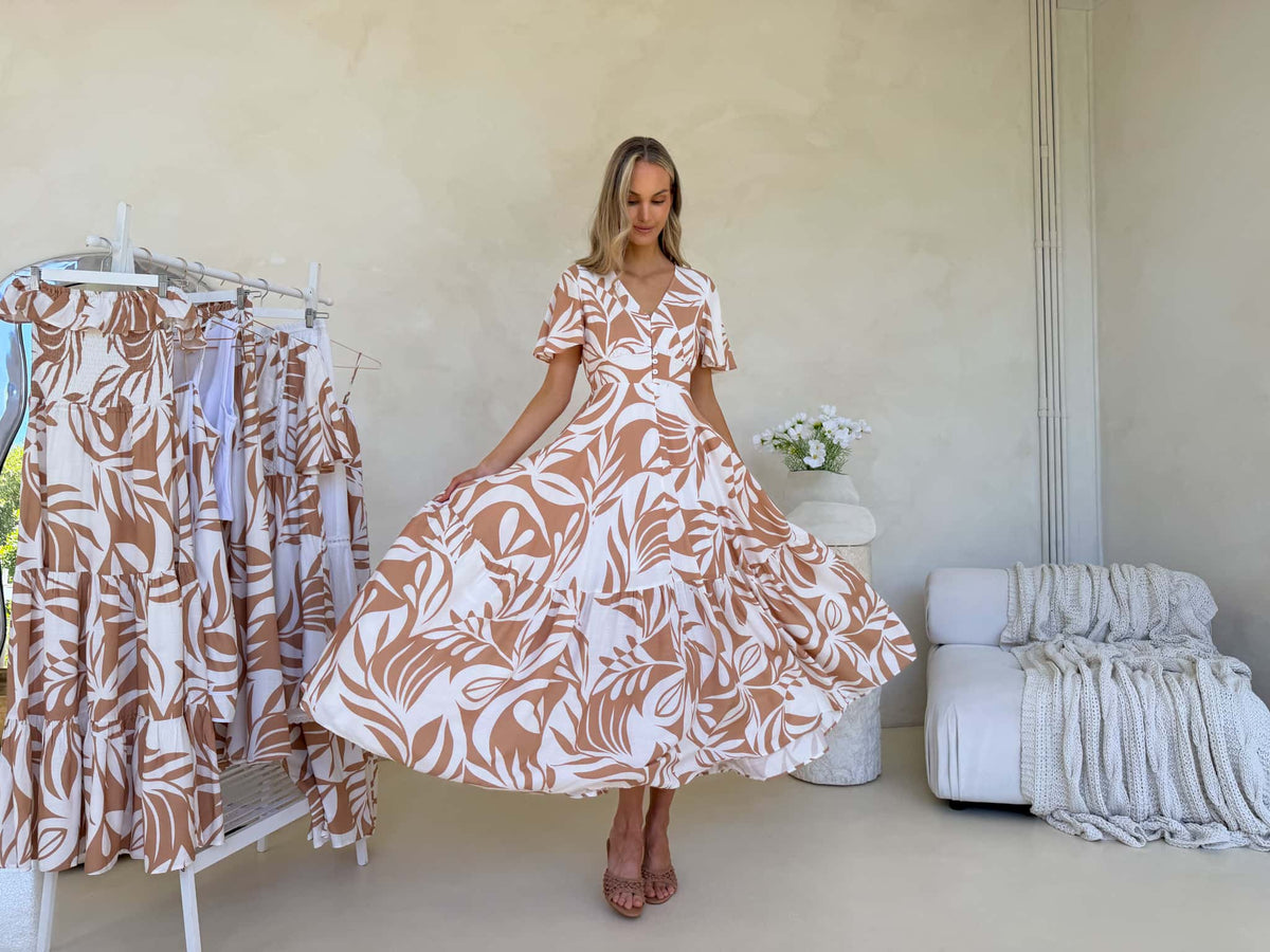 Faye Dress - Serene Print