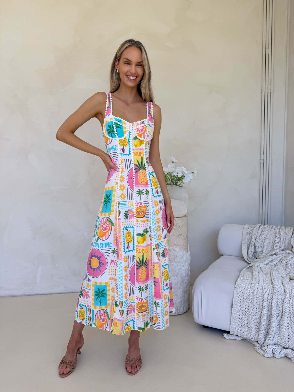 Kit Dress - Fiesta Print
