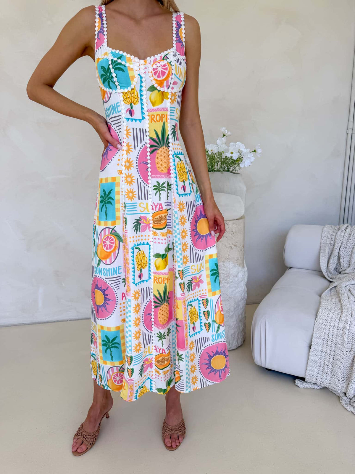 Kit Dress - Fiesta Print
