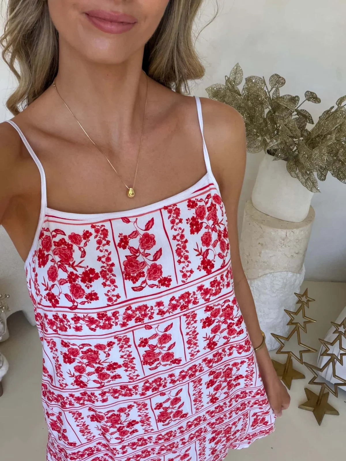 Libra Dress - Noel Print Dress