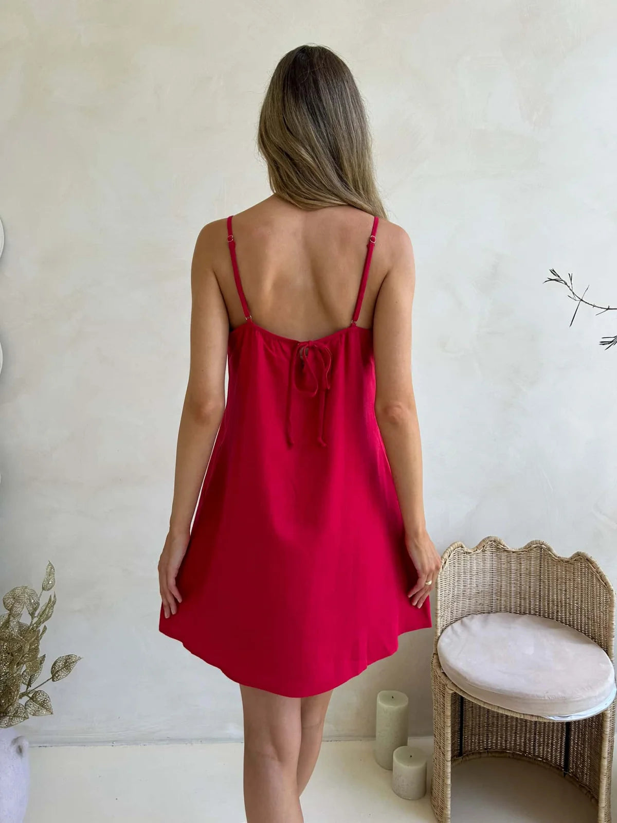 Libra Dress - Red Dress