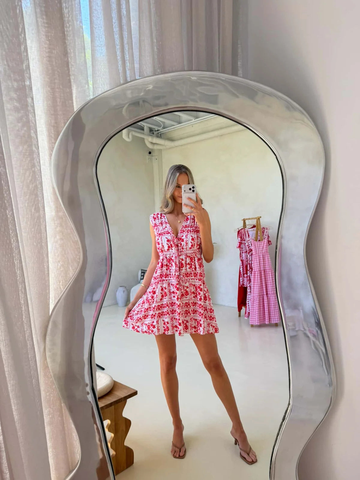 Mae Mini Dress - Noel Print Dress