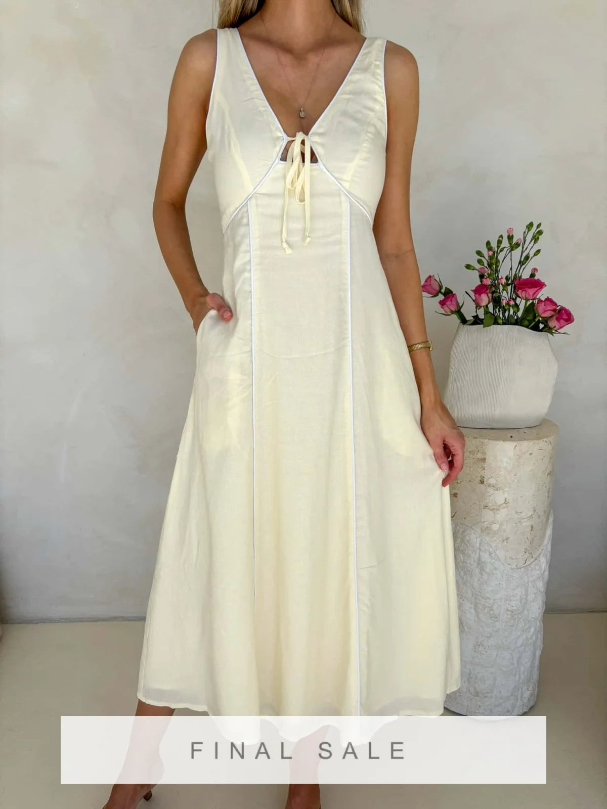 Margot Dress - Butter Yellow Dress