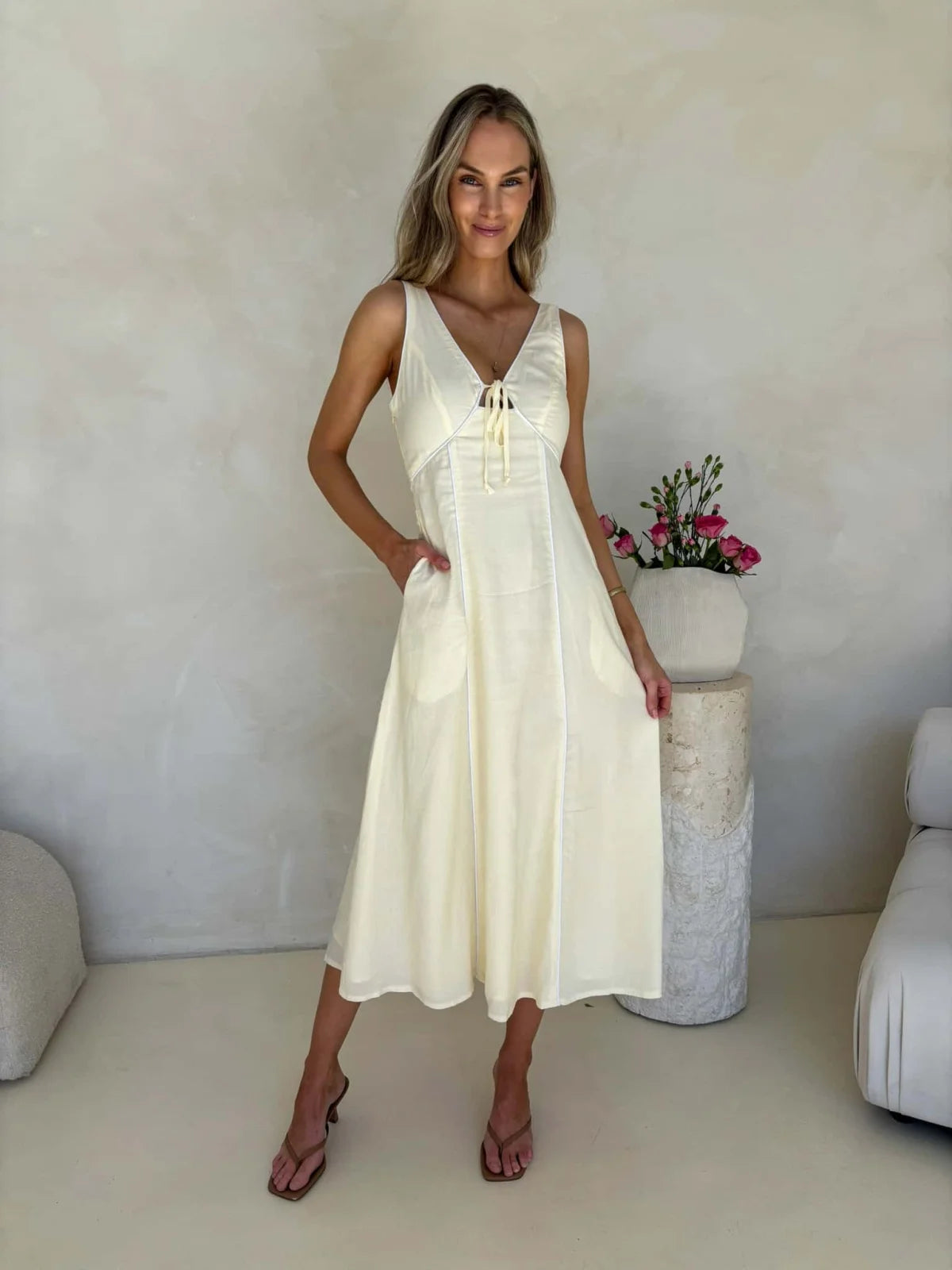 Margot Dress - Butter Yellow Dress