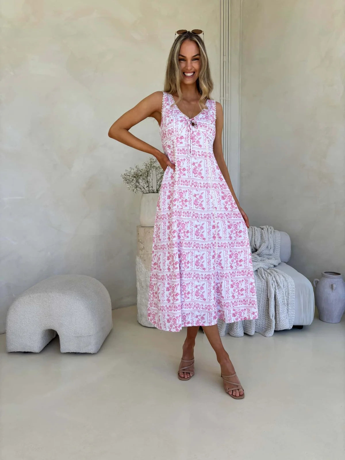 Margot Maxi - Petal & Poise Print Dress