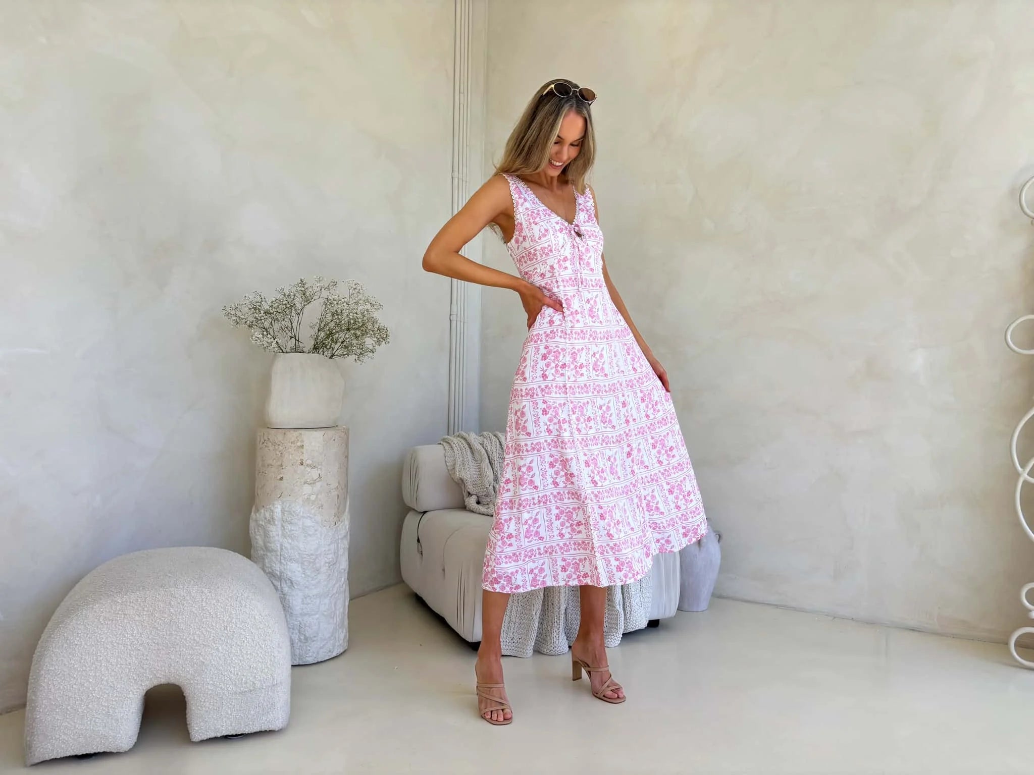 Margot Maxi - Petal & Poise Print Dress