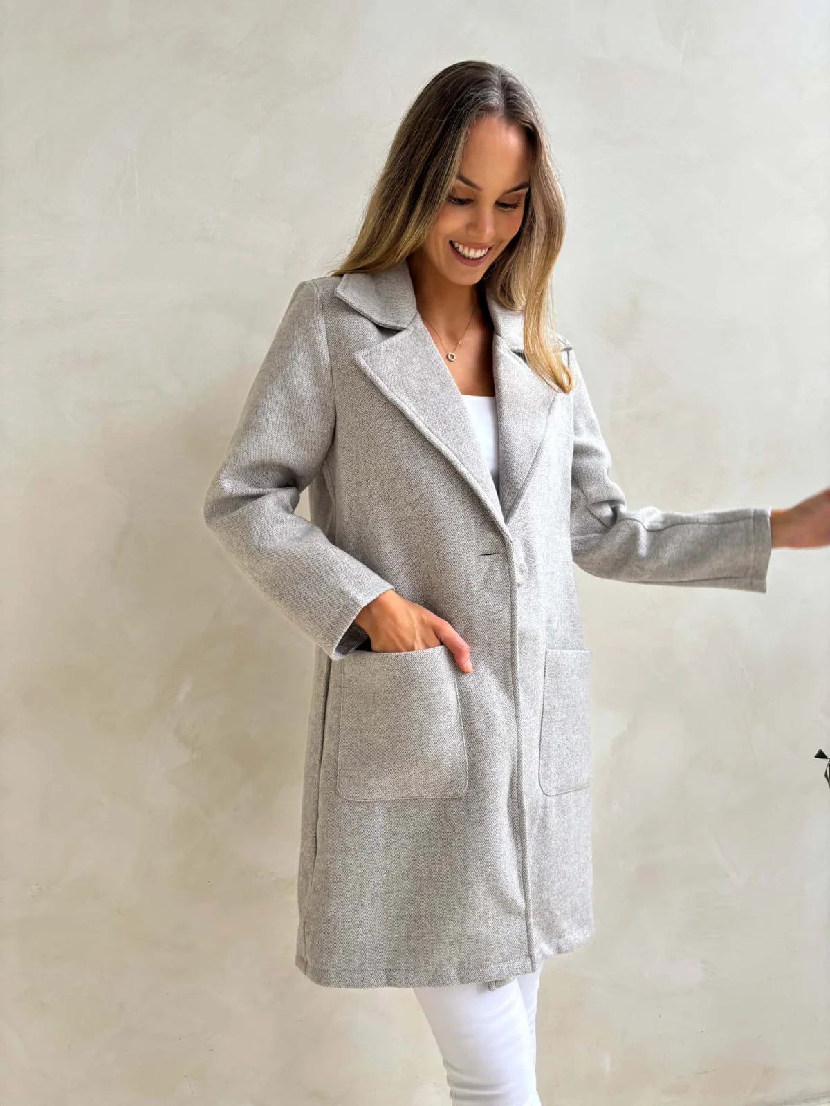 Melbourne Coat - Grey Outerwear