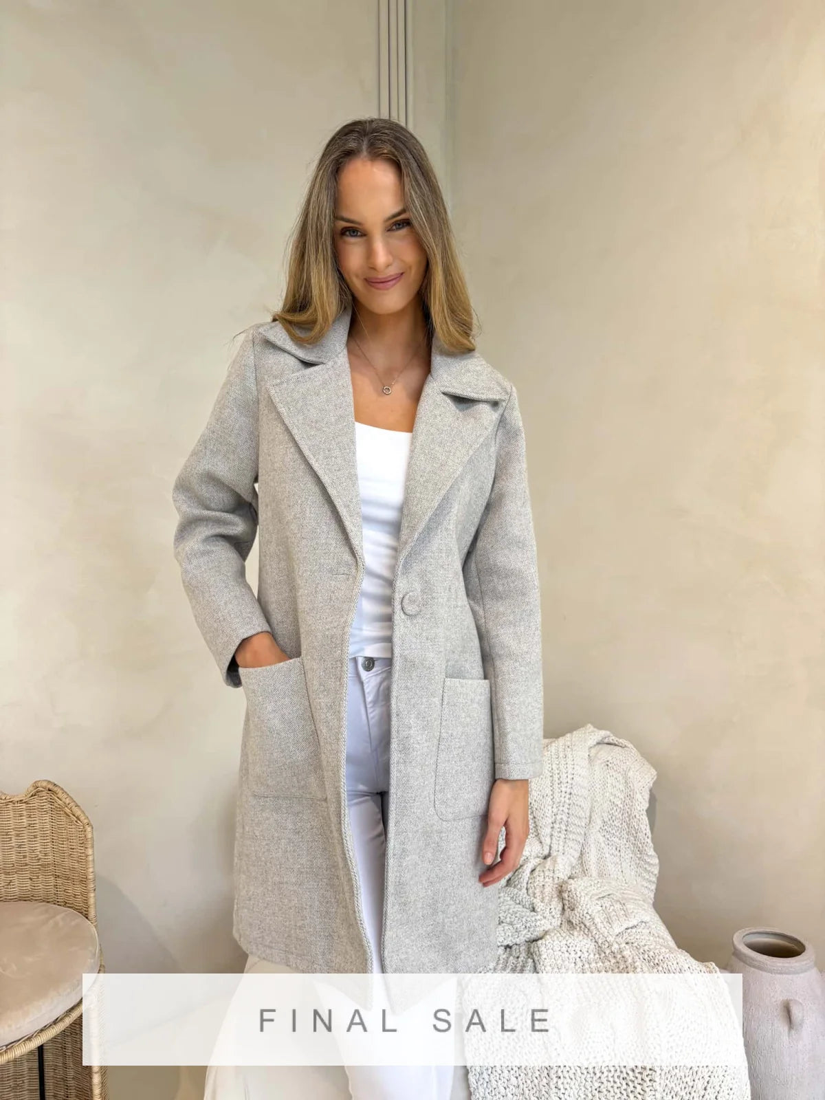 Melbourne Coat - Grey Outerwear