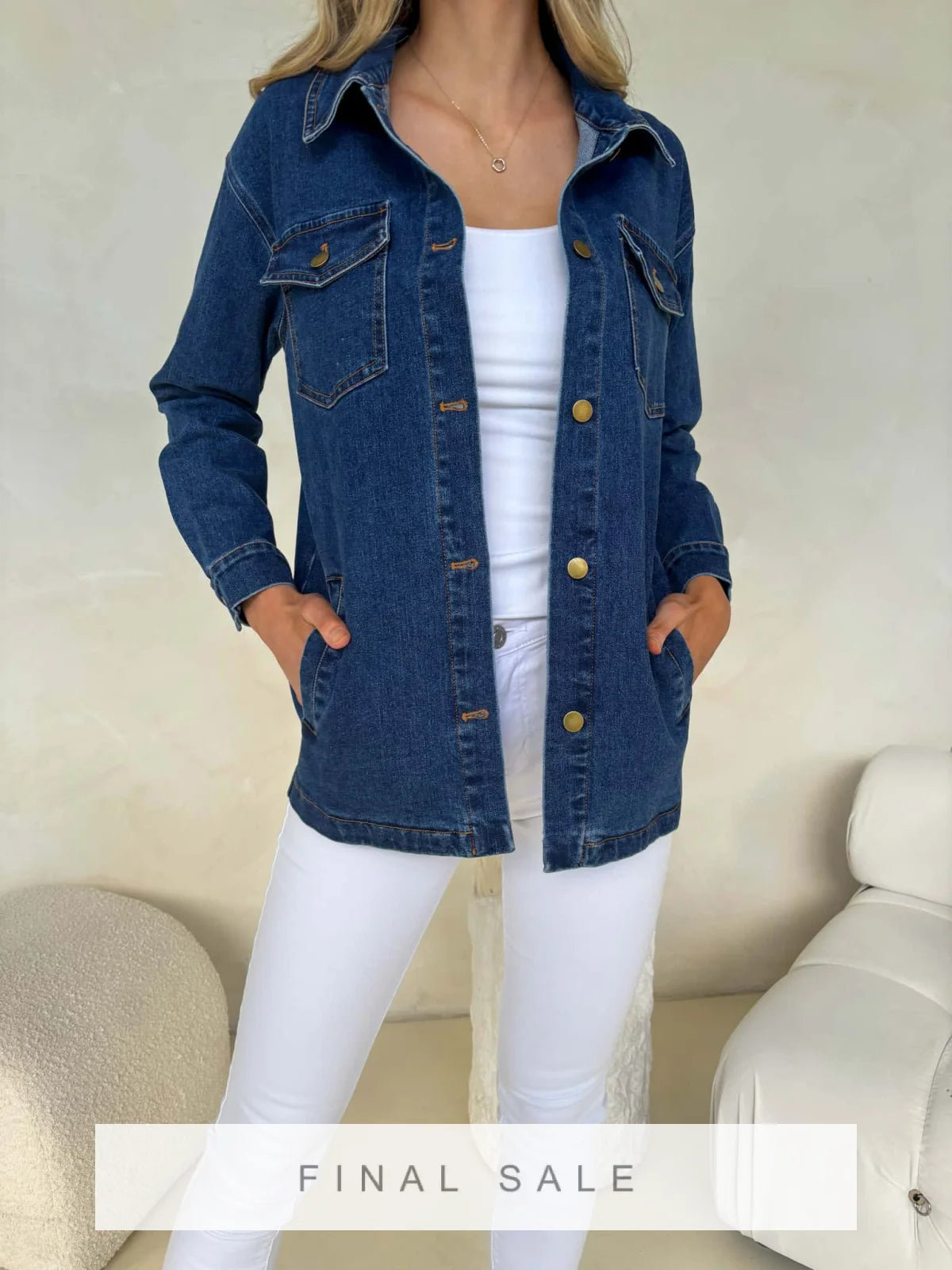 Mila Denim Jacket - Dark Denim Outerwear