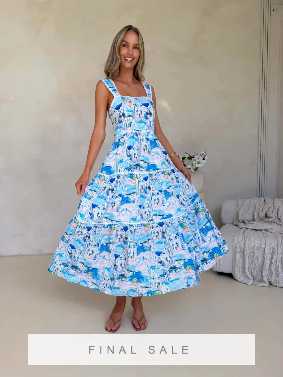 Nelli Maxi Dress - Casa Del Sol Print Dress