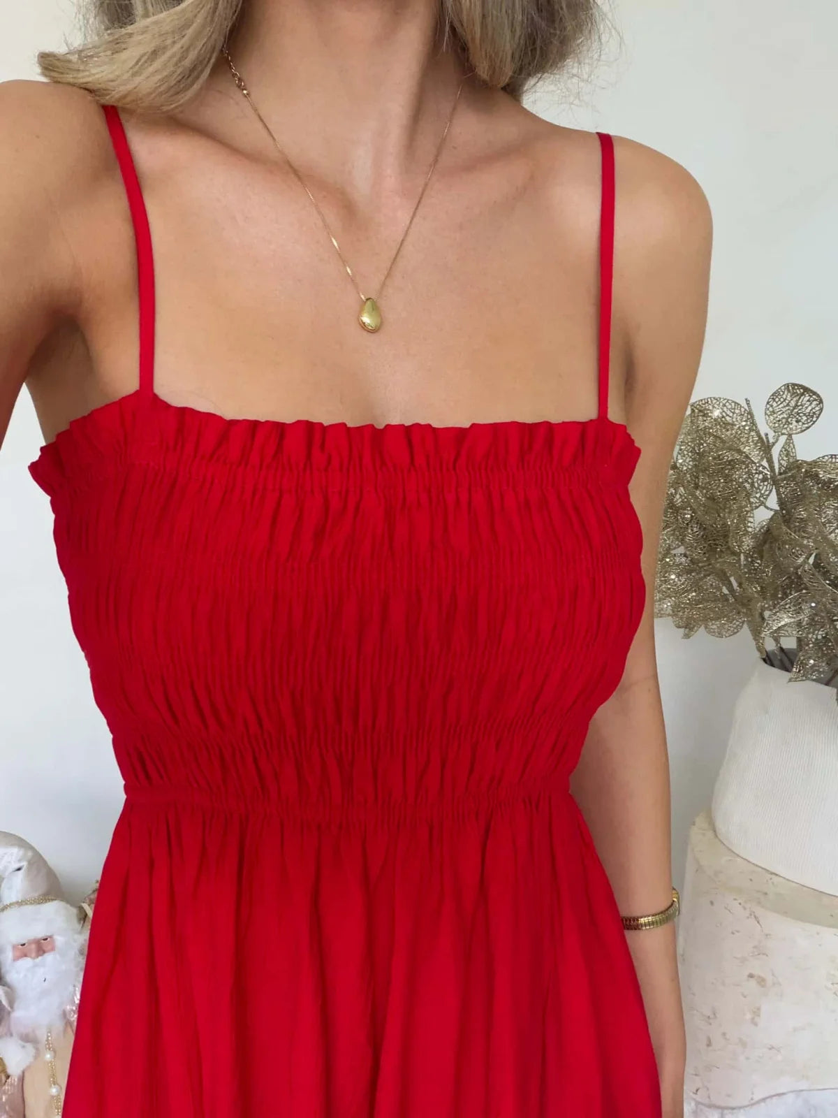 Palm Cove Dress - Red Dress