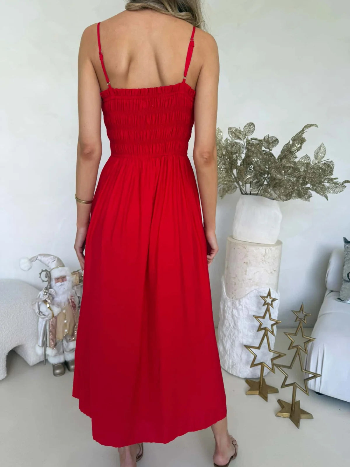 Palm Cove Dress - Red Dress