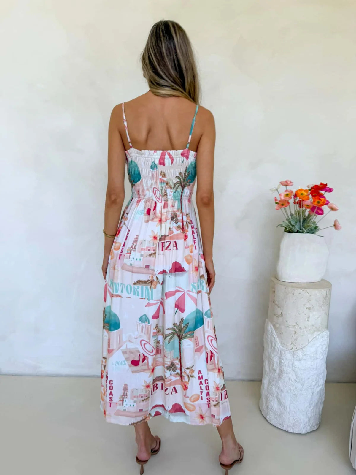 Palm Cove - Ibiza Print Dress