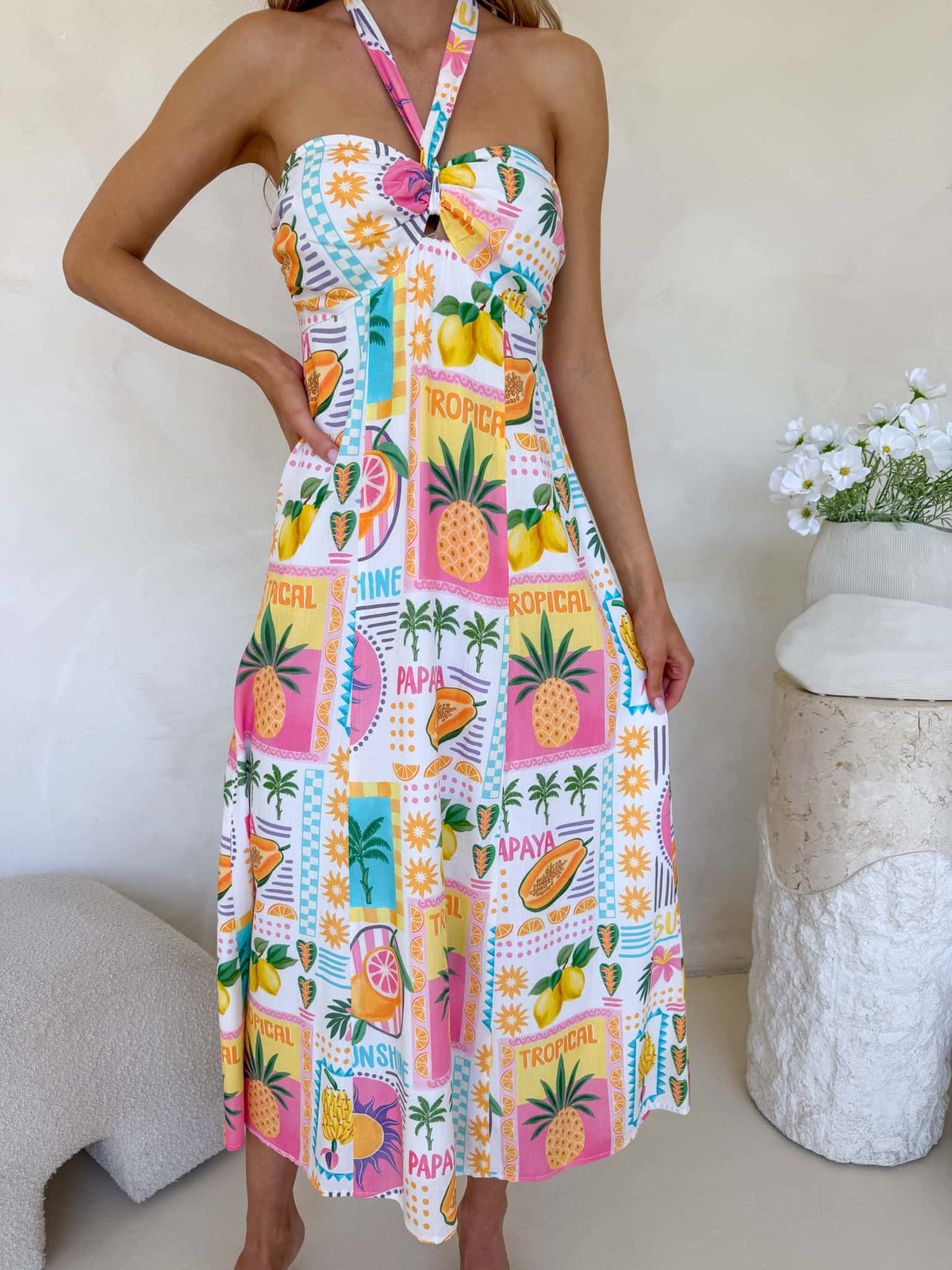 Tara Dress - Fiesta Print