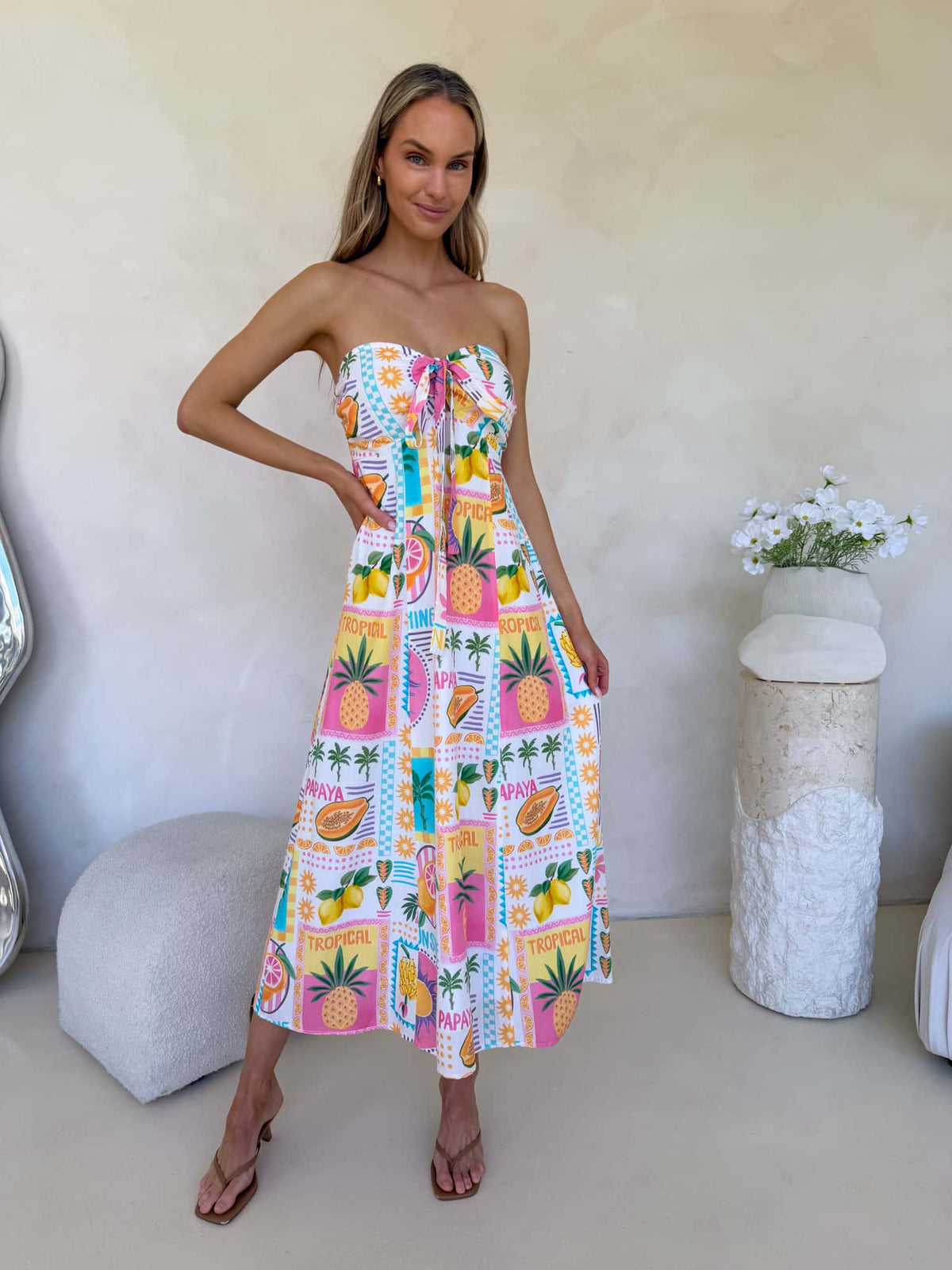 Tara Dress - Fiesta Print