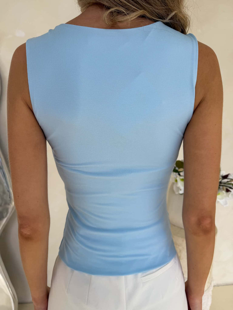 Theresa Top - Baby Blue