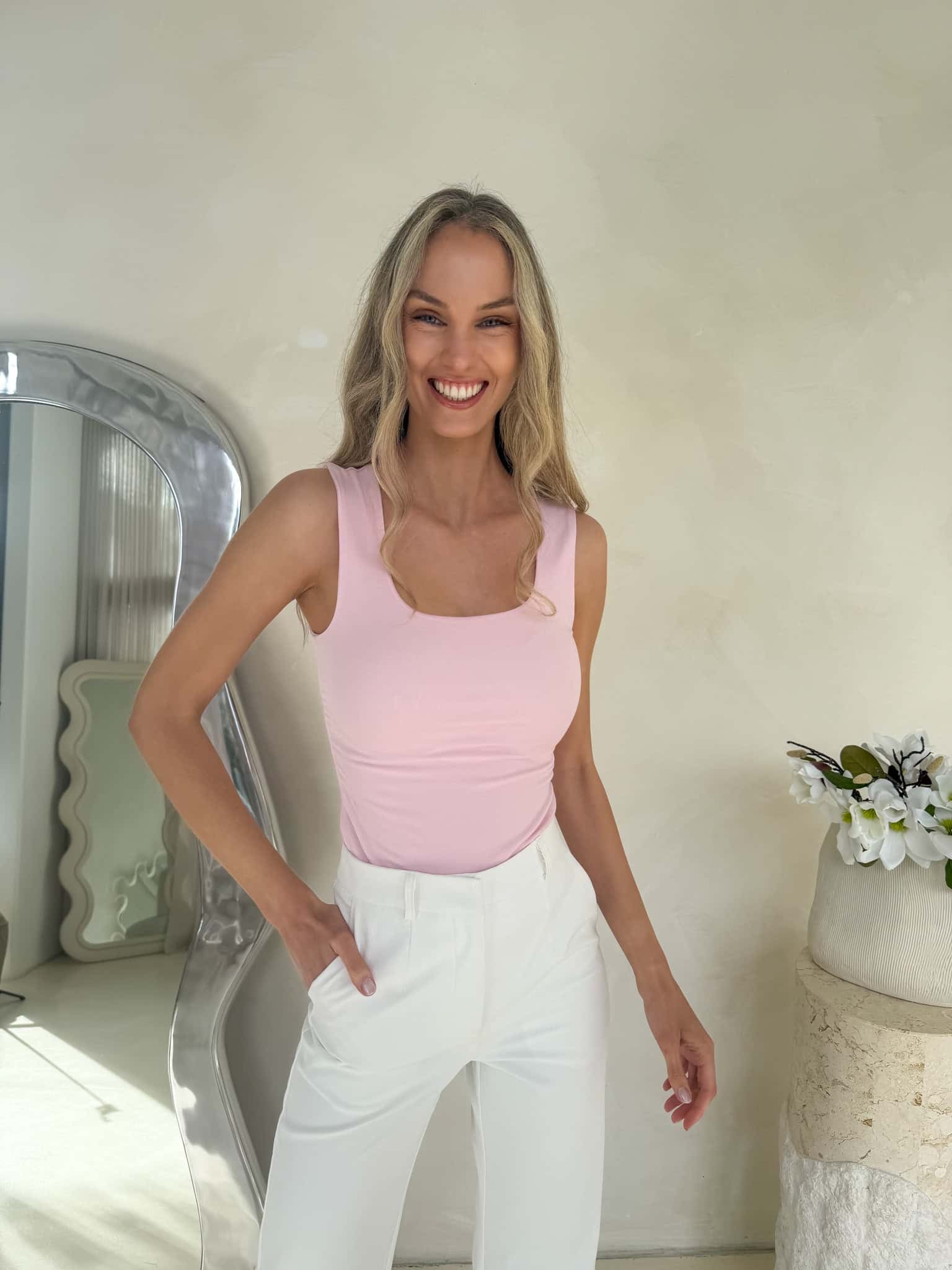 Theresa Top - Light Pink