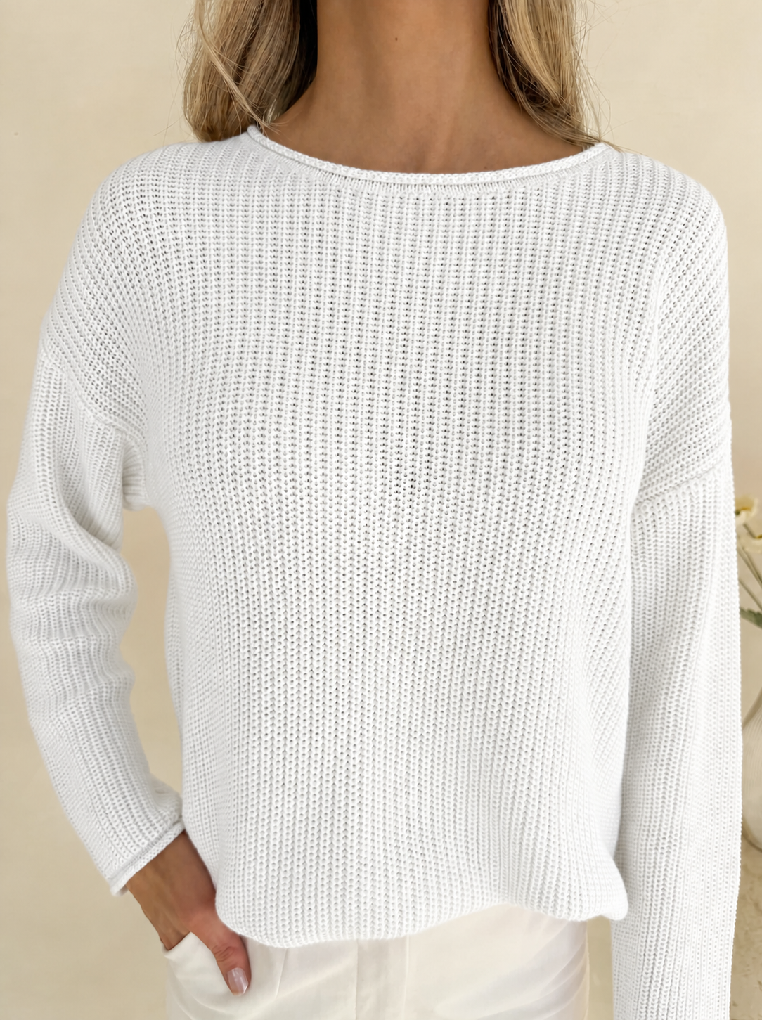 Tilly Knit - White