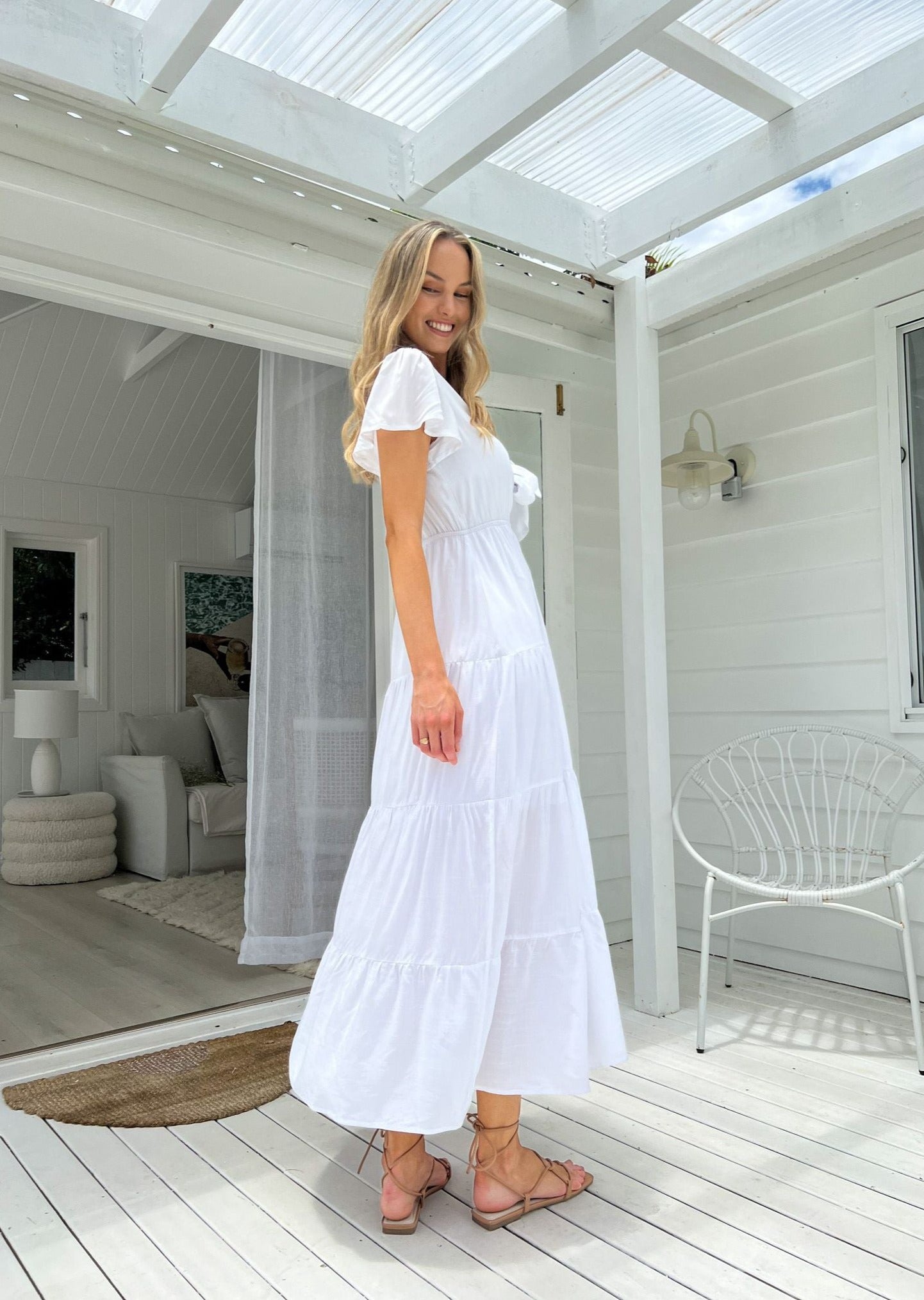 Lily Maxi Dress - White